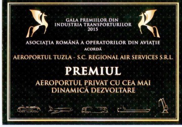 Aeroportul Tuzla, premiu, pentru „Cea mai dinamică dezvoltare”